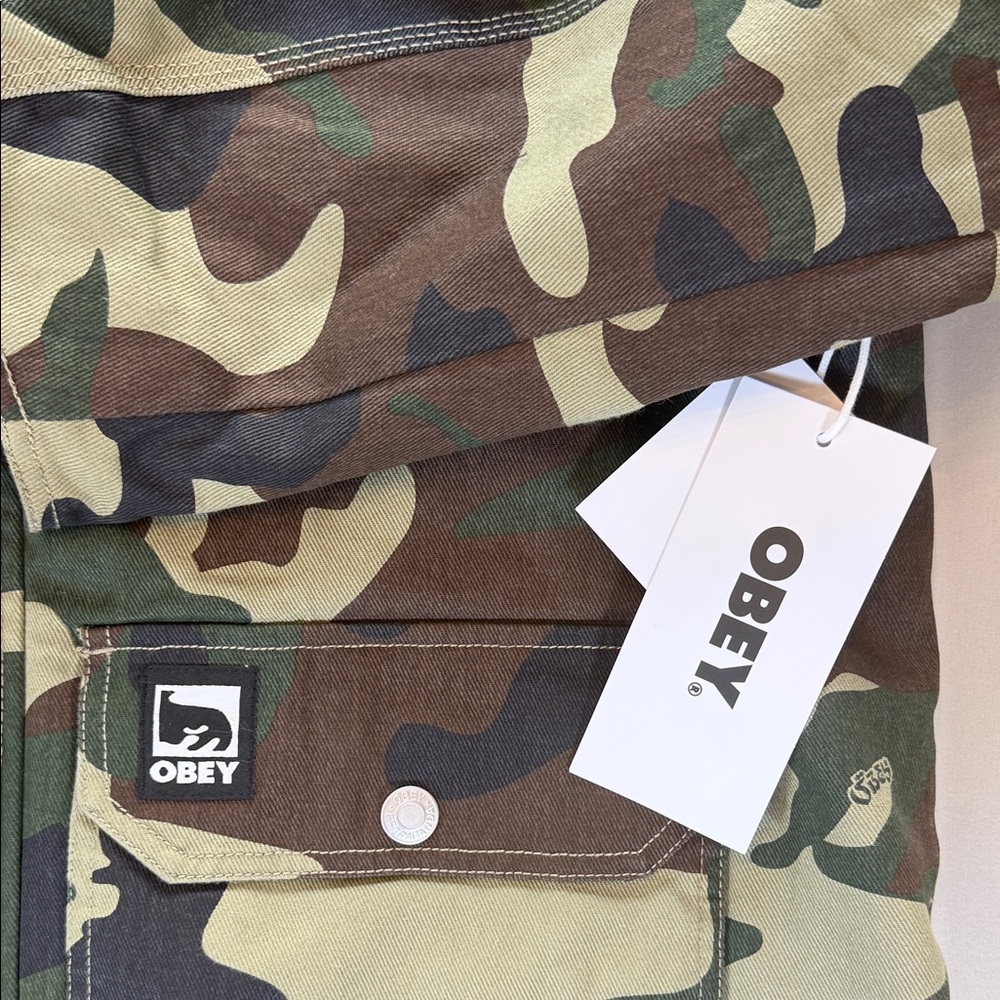 Obey Norton Barn Coat, woodland camo - Picture 8 of 12